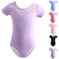 thumbnail image 3 of ZACPNCV Gymnastics Leotards for Girls Toddler Ballet Dance Leotard Gymnastics Pink 5-6 Years, 3 of 3