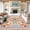 Beige, variant on Bleum Cade Vintage Washable 8'x10' Area Rugs for Living Room,Dark Gray Farmhouse Carpet for Bedroom,Low Pile Soft Large Rug with Rubber Backing for Dining Room Kitchen Home Decor