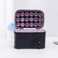 thumbnail image 3 of Zootealy Diamond Storage Box with 54 Bottles Bowknot Pattern Portable Storage Bag with Double Zippers for Painting Accessories Tool Nail Art Rhinestones, 3 of 8