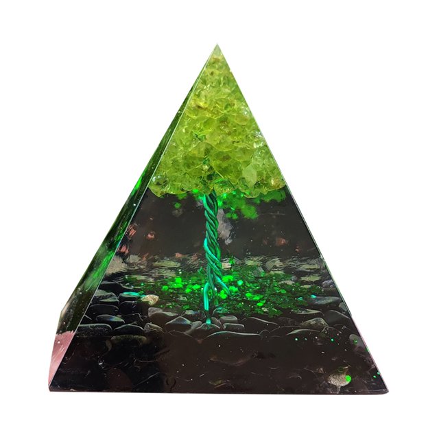 Btafrte Piedra Curativa Cristal Convertidor Piramidal 5cm