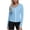 Light Blue, variant on Staron Women Zip Hooded Long Sleeve Jacket Sun Protection UPF 50 Slim Fit Casual Workout Hoodie with Thumbholes, Green M