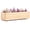 Beige, variant on ScienGarden 4-Tier Wooden Vertical Raised Garden Bed with Wheels, 55" H Adjustable Fir Wood Elevated Raised Garden Bed with Fabric Liners for Herbs, Flowers, Vegetables