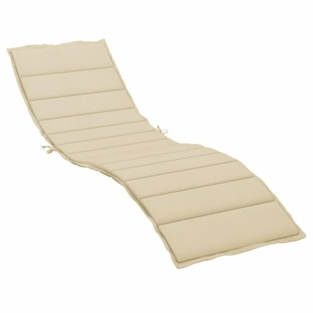 Cojín para Tumbona Casafoyer Beige 200x70x3 cm Tela Oxford