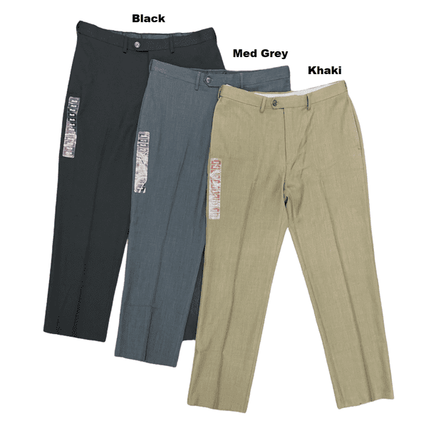 Haggar Haggar Men's Stretch Expandable Waist Travel Performance Dress