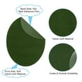 thumbnail image 4 of Kit de Parche Ovalado Termoadhesivo Uxcell para Reparar Pantalones Camisas Chaquetas Verde 12 Piezas, 4 of 6