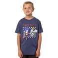 thumbnail image 2 of Sonic The Hedgehog Boys' Game Face Kids Video Game Character T-Shirt, 2 of 4