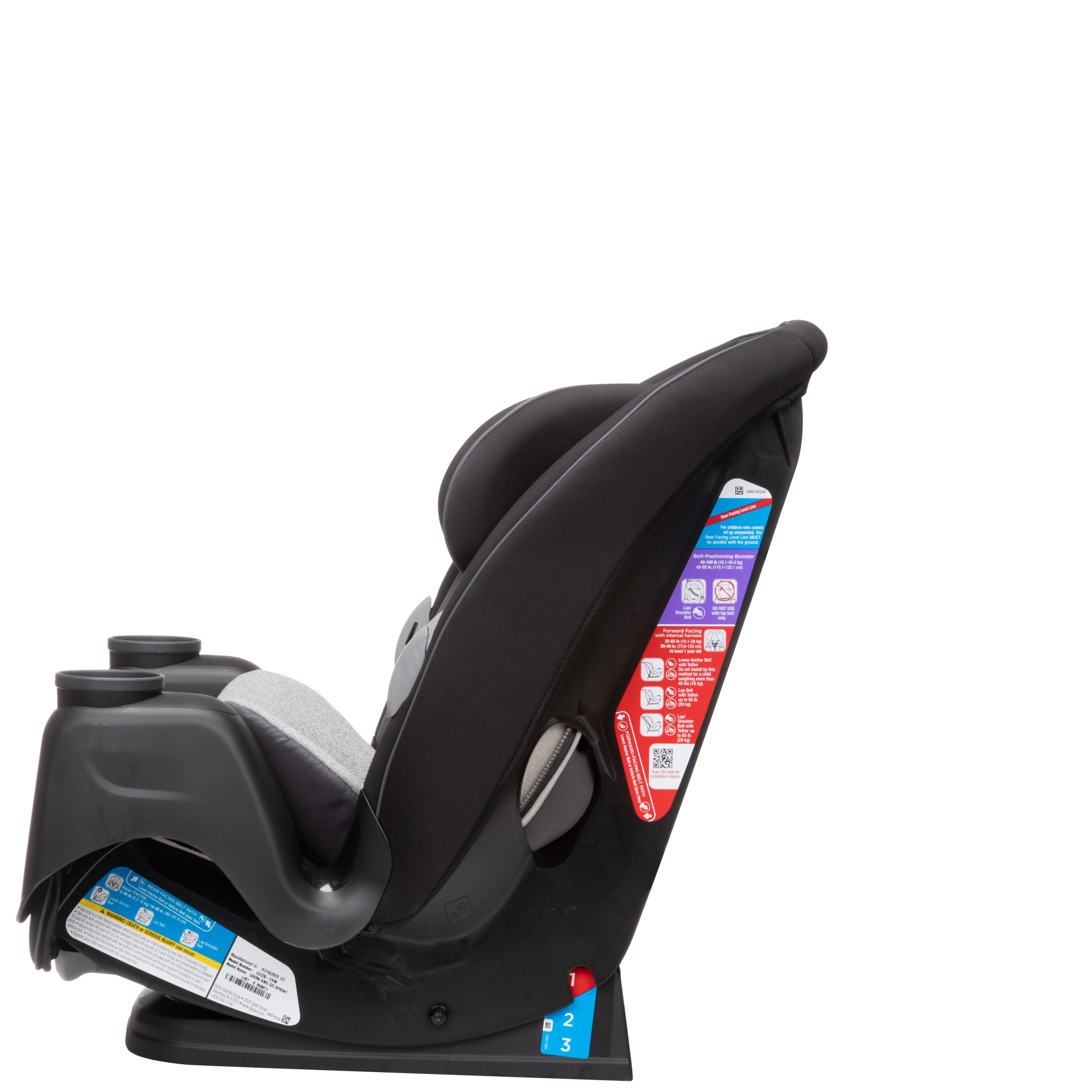 Safety 1st Grow and Go Sprint All-in-One Convertible Car Seat, Soapstone II - image 3 of 27