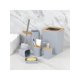 thumbnail image 1 of 6pcs Luxury Bathroom Set For Home With Cleaning Tools, Toiletry Accessories, Soap Dish, Toothbrush Holder And Tumbler, 1 of 4