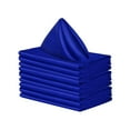 thumbnail image 1 of 10 servilletas cuadradas de satén reutilizables de 48 x 48 cm. Azul, 1 of 8