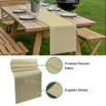 thumbnail image 6 of Table Runner Dresser Scarves 36 Inch Long,Pure Color Yellow Linen Dining Table Runners, 6 of 9