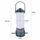 thumbnail image 1 of Alimentador De Pájaros, Ventana De Visualización Transparente, Comedero Para Casa De Pájaros, Soporte Para Cubo De Comida, Parque, Jardín, Árbol, Animales Colgantes, Suministros Advancent HA023786-00, 1 of 2