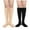 Black/Skin, variant on Gustave 2 Pairs Fleece Lined Thigh High Socks for Women Winter Warm Knee High Stocking Trouser Socks Stretchy Thick Long Boot Socks Leg Warmers "Black"