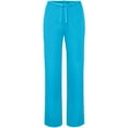 thumbnail image 3 of Adar Universal Unisex Scrub Set - Unisex V-Neck Scrub Top & Tapered Drawstring Scrub Pants - 907 - Turquoise - 3X, 3 of 5