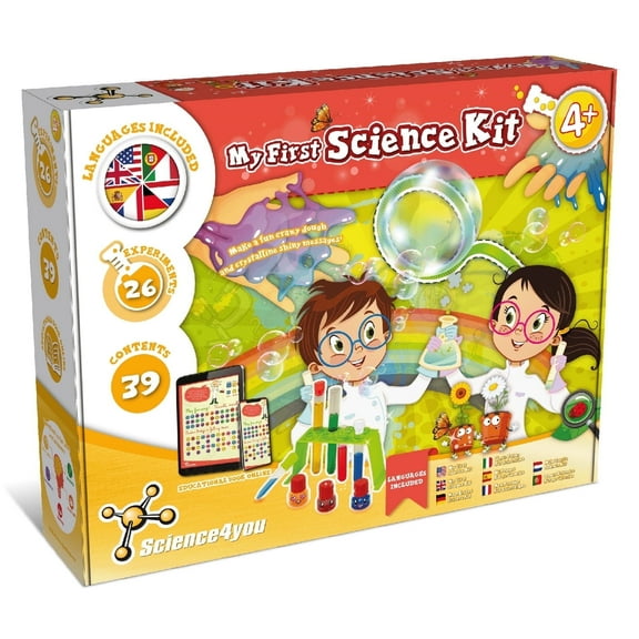 Science4you My First Science Kit for Kids Age 4  - Experiments, Art and Crafts Activities, STEM Set, Toys, Games, Gifts for Boys & Girls 4  year olds