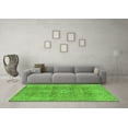 thumbnail image 3 of Ahgly Company Indoor Rectangle Abstract Green Modern Area Rugs, 4' x 6', 3 of 4