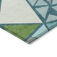 thumbnail image 4 of Addison Rugs Chantille Indoor/Outdoor Transitional Geometric Teal Washable Rectangle Rug, 3' x 5', 4 of 6