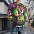 thumbnail image 6 of Splatoon Hoodie 3D Print Pullover Hooded Long Sleeve Sweatshirts Tops Blouse with Pocket for Mens Womens, 6 of 7
