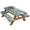 Multicolor 1, variant on ADECORIVY Green Hat Highland Cow Picnic Table Cover with Bench Covers, Waterproof St.Patricks Day Outdoor Camping Tablecloth, Windproof Elastic Fitted Table Cover, 72 Inch 3PCS