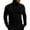 Black, variant on VSSSJ Men's Turtleneck Long Sleeve Fuzzy Sherpa Tops Slim Fit Fleece Fluffy Soft Fashion High Neck Sweater Pullover Sweatshirts Black XL