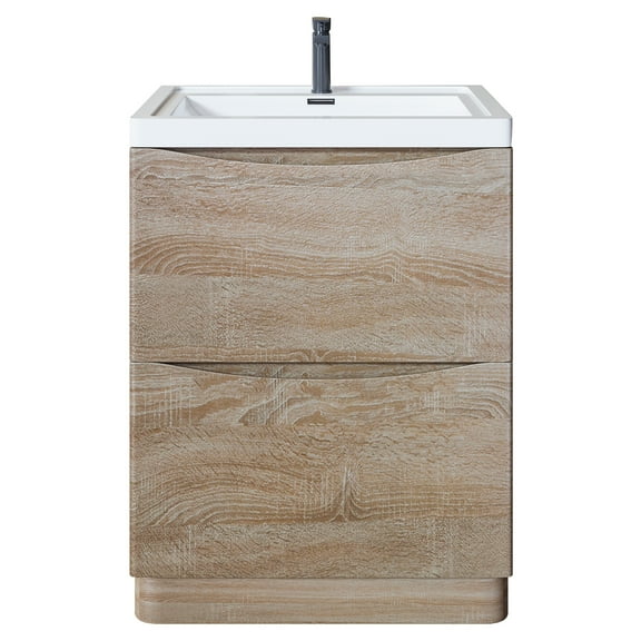 Eviva Smile 24 in. Single Sink Bathroom Vanity