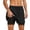 #JIE-Black, variant on CYiJun Men's Athletic Shorts with Compression Liner Lightweight Gym Workout Running Quick Dry Shorts
