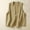 Khaki, variant on BRGZLK Women's Ummer Casual Cotton Linen Vest Waistcoat Loose Casual Flowy Sleeveless Vest Cardigan Black L