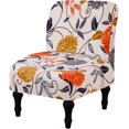 thumbnail image 1 of Armless Chair Slipcover Removable Armless Chair Cover Printed Armless Accent Chair Covers Washable Slipper Chair Slipcovers Furniture Protector Covers for Extra Large Armless Accent Chair, 1 of 8