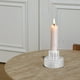 thumbnail image 3 of Portavelas de cristal transparente Decoración para la mesa de la cena a la luz de las velas, 3 of 5