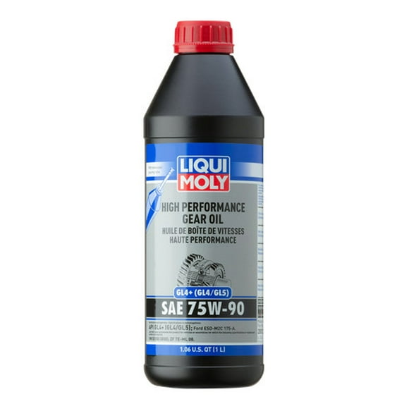 Liqui Moly Huile pour Engrenages 20012 Haute Performance; Simple; Bouteille de 1 Litre; SAE 75W-90; Synthétique