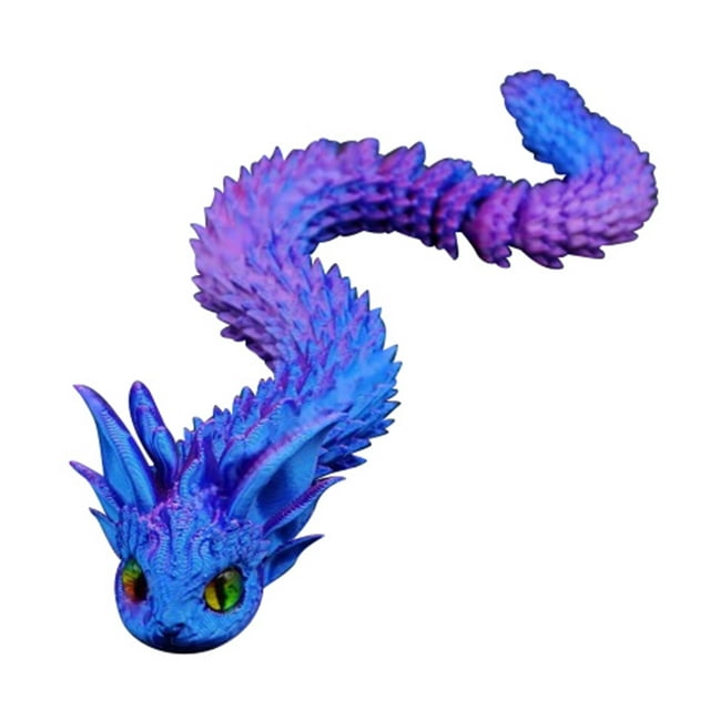 Adornos Novedosos Impresos En 3D Jiao Sea Water Con Juntas Extraíbles Pequeño Juguete Modelo De Adorno Navideño