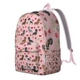 thumbnail image 2 of Pink Cute Dachshund Dog and Love Heart Backpack for School,Cute School Bag,Schoolbag with Adjustable Shoulder Straps & Padded Back,15.7"x11.8"x5.5", 2 of 5