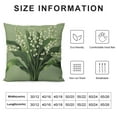 thumbnail image 5 of GOSMITH Lily of The Valley Sage Green Pillow Cover,Throw Pillow Cover,Pillow Cover,Home Decor,Decorative Pillow Cover, 5 of 5