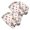 Pioneer Flower Floral Print Pattern, variant on Pioneer Flower Floral Print Pattern 2 Pack Slouchy Beanie Hat, Outdoor Running Hat with Stretchy Fabric & Soft Texture, Stretchy Polyester Gifts for Unisex Men Women