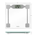 thumbnail image 5 of Báscula digital para baño Thinner by Conair para pesarse, de vidrio templado transparente, 5 of 5