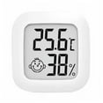 thumbnail image 2 of 3x Indoor Thermometer , Humidity Gauge Meter Digital Hygrometer Room Thermometer For Home White, 2 of 2