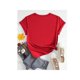 thumbnail image 2 of Playera blusa De Capybara Comiendo Helado Capibara Ropa De Mujer Chic Color Rojo Talla Grande Marca Emil SaEs, 2 of 4
