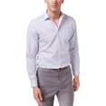 thumbnail image 1 of INC - Camisa con botones para hombre con ondas texturizadas, azul, mediano, 1 of 1