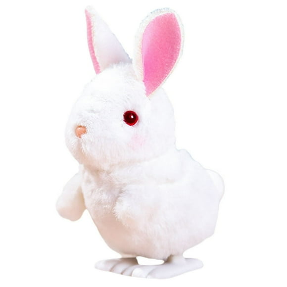 CHOK Bunny Wind Up Toy Plush Windup Jumping Toy Easter Party Favors for Kids