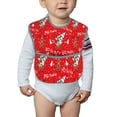 thumbnail image 6 of Hirioo Christmas Deer 1 for Baby Waterproof Pocket Bib Adjustable Closed for Babies Toddlers with Large Pocket 6-24Months, 6 of 8