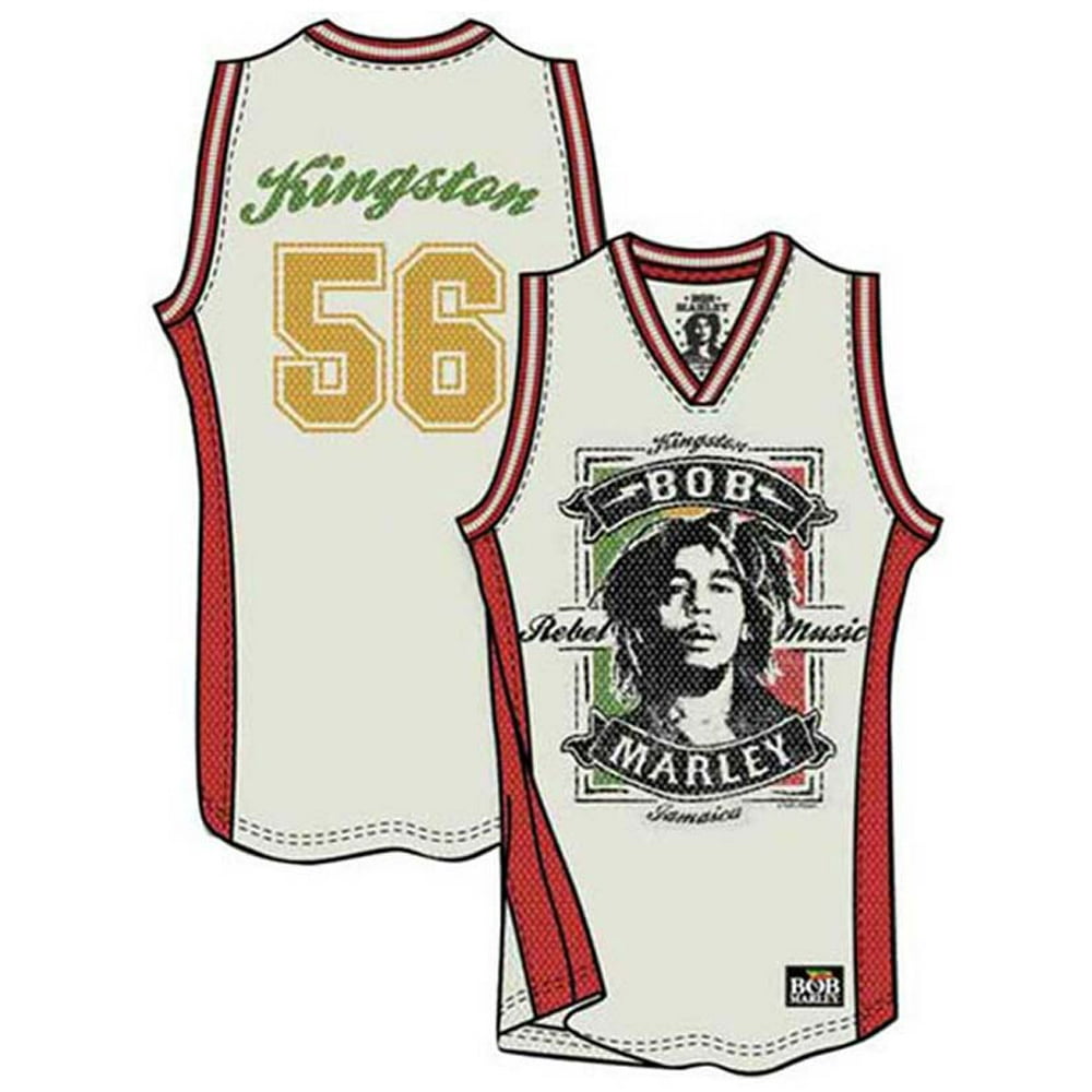 Bob Marley Bob Marley Men's Kingston Basketball Jersey White