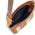 thumbnail image 3 of Bolsa Crossbody Eva AngeLozano Color Camel Sintética con Grabado Cincelado y Herrajes Dorados, 3 of 4