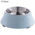 thumbnail image 2 of Cuenco redondo de plástico para perros de acero inoxidable, cuenco para gatos, cuenco para alimentos para mascotas, cuenco para mascotas de doble capa y doble propósito MFZFUKR CPB-DE-SSW2209-2, 2 of 5