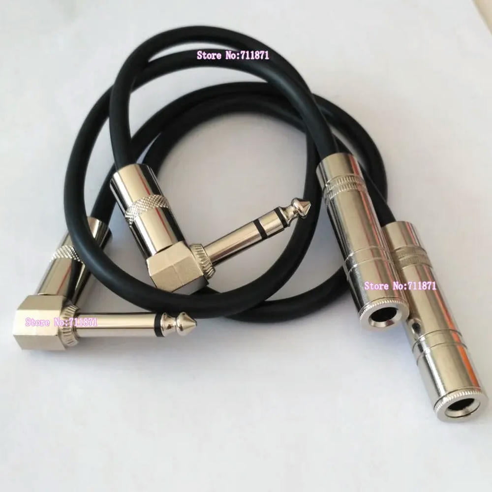 FOR 60cm 6.35 TRS Male to Female Extension Cable Cord 60cm 6.35 TS Male Female Extension Cord Cable Line 6.35 Mono Stereo Audio Line