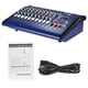 thumbnail image 2 of Amplificador de mezclador alimentado de 10 canales Amplificador de consola de mezcla de audio digita Abanopi Consola de mezclado, 2 of 7