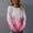 Pink, variant on Aoochasliy Womens Sweaters Pullover Clothes Winter O-Neck Pullover Blouse Printing Tops Sweater