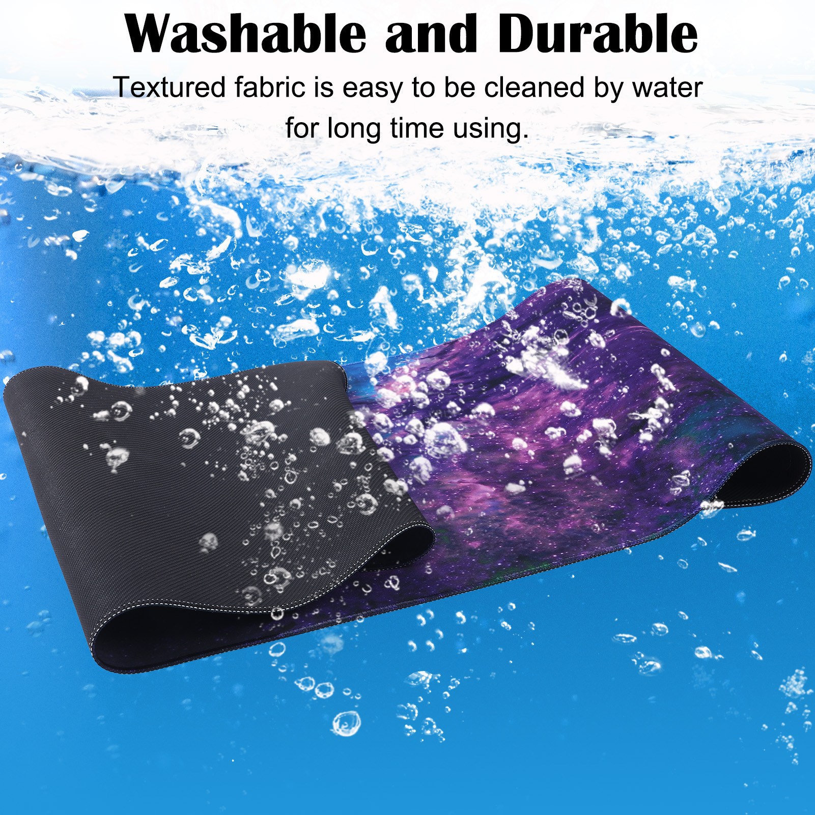 Sixwipe Large Topographic Mouse Pad, 35.4 x 15.6 Inch photo 4