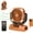 Orange, variant on Eyotto Camping Fan with 270°Rotation , 6000mAh Portable Rechargeable Outdoor Camping Fan with Digital Display Light, 3 Modes Fan Lighting with Hook for Outdoor Camping Hiking Working Climbing Tent