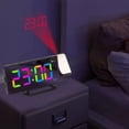 thumbnail image 3 of LED Mirror Alarm Clock, Digital Projection Clock with Snooze for Bedroom, 3 of 7