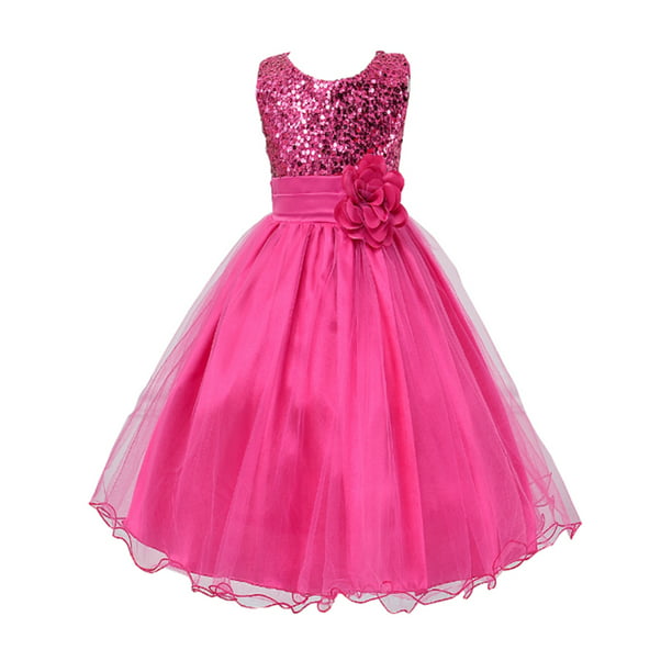 StylesILove - StylesILove Lovely Sequin Flower Girl Dress, 5 Colors (5 ...