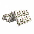 thumbnail image 2 of Hawaii Foldable Mattress, Retro Flowers Illustration, 74.8" x 35.4", Dried Rose Olive Green, by Ambesonne, 2 of 6